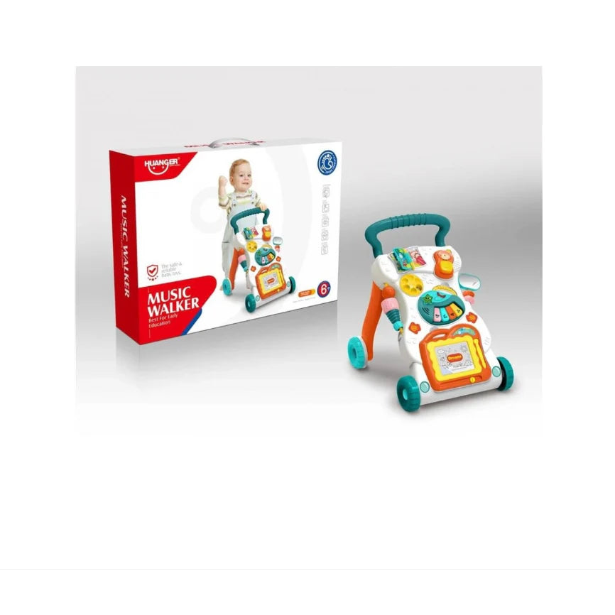 Antepremergator pentru bebelusi, cu tablita de scris 3 in 1